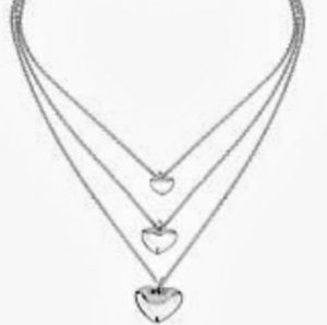 STATELY STEEL HEART NECKLACE